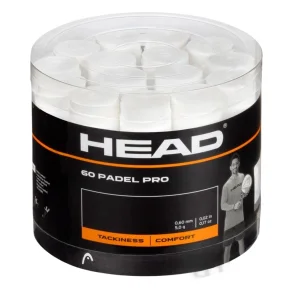 Head Padel Pro White Overgrip Box 60 pcs