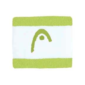 Head Wristband Striped 2.5 Lime White