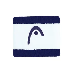 Head Wristband Striped 2.5 Navy White