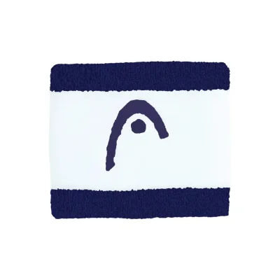 Head Wristband Striped 2.5 Azul-marinho Branco