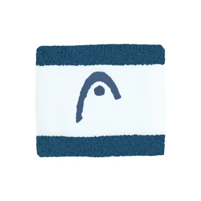 Head Wristband Striped 2.5 Teal White