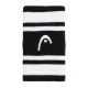 HEAD Wristband Striped 5 Black/White image 1 HEAD Wristband Striped 5 Black/White - image 1