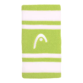 Head Wristband Striped 5 Lime White