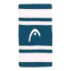 HEAD Wristband Striped 5 Teal/White - image 1