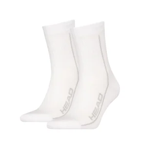 HEAD Unisex Socks Performance White x2