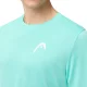 Camiseta HEAD PRO homem turquesa - imagem 3