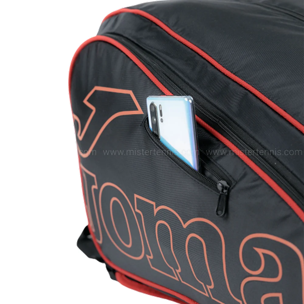 Joma Padel Racket Bag Torneo Black Coral – training and racket sports bag - image 3