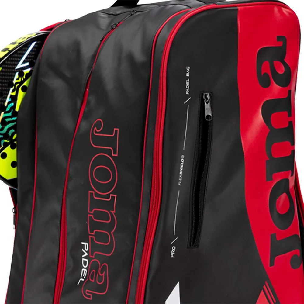 Joma Padel Racket Bag Pro Black Red – saco de padel elegante e espaçoso - imagem 7
