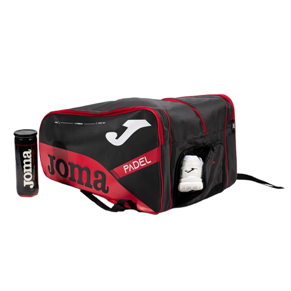 Joma Padel Racket Bag Pro Black Red – saco de padel elegante e espaçoso - imagem 8