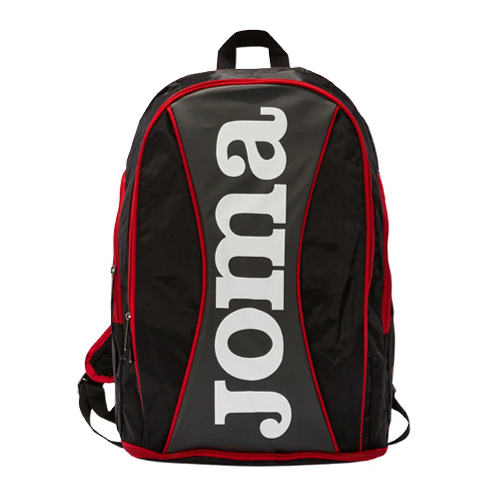 Joma Backpack Shoe Bag Open Black Red – mochila desportiva espaçosa com compartimento para calçado - imagem 1