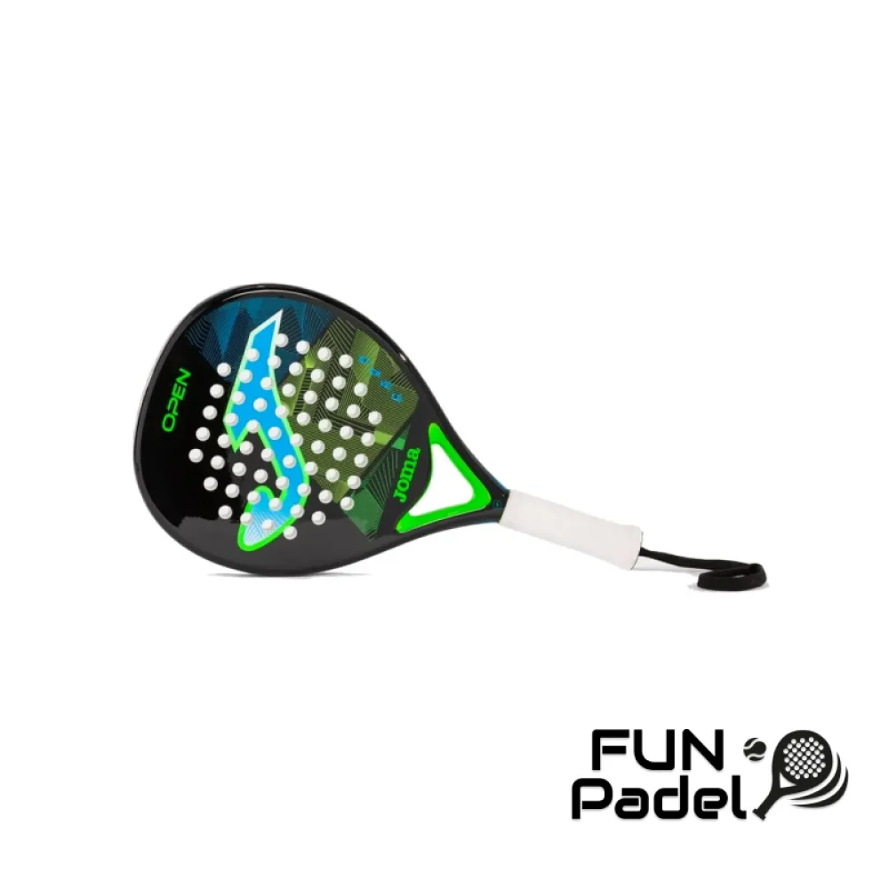 Joma Open Black Turquoise – Raquete de Padel Equilibrada para Iniciantes e Intermédios - imagem 3