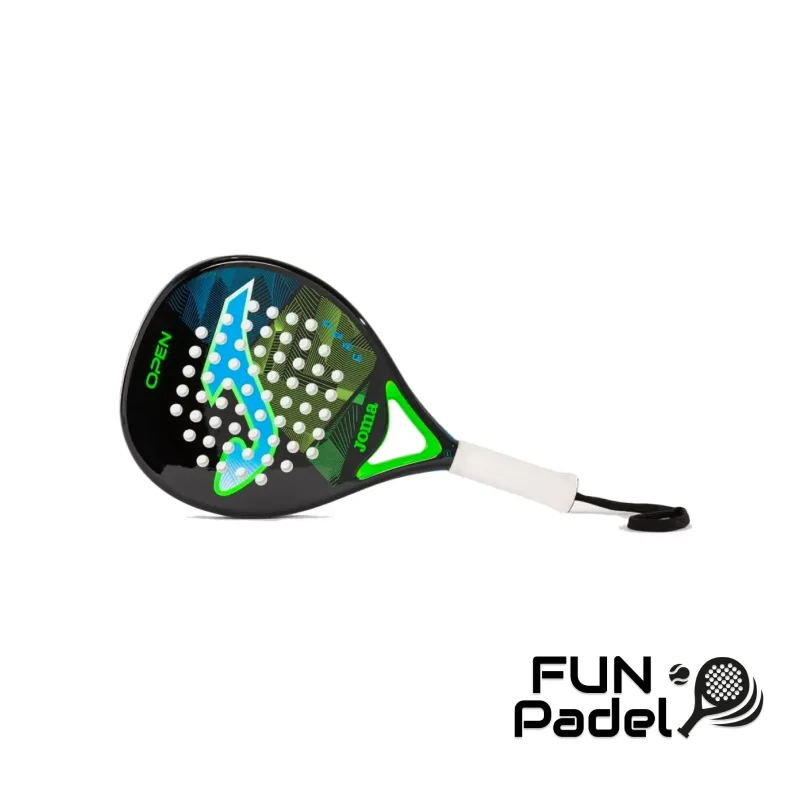 Joma Open Black Turquoise – Balanced Padel Racket for Beginners & Intermediate Players - image 3