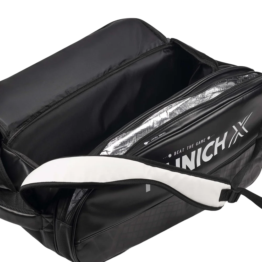Munich Padel Sport Backpack Black White — Smart 60L Gear Organization - image 4
