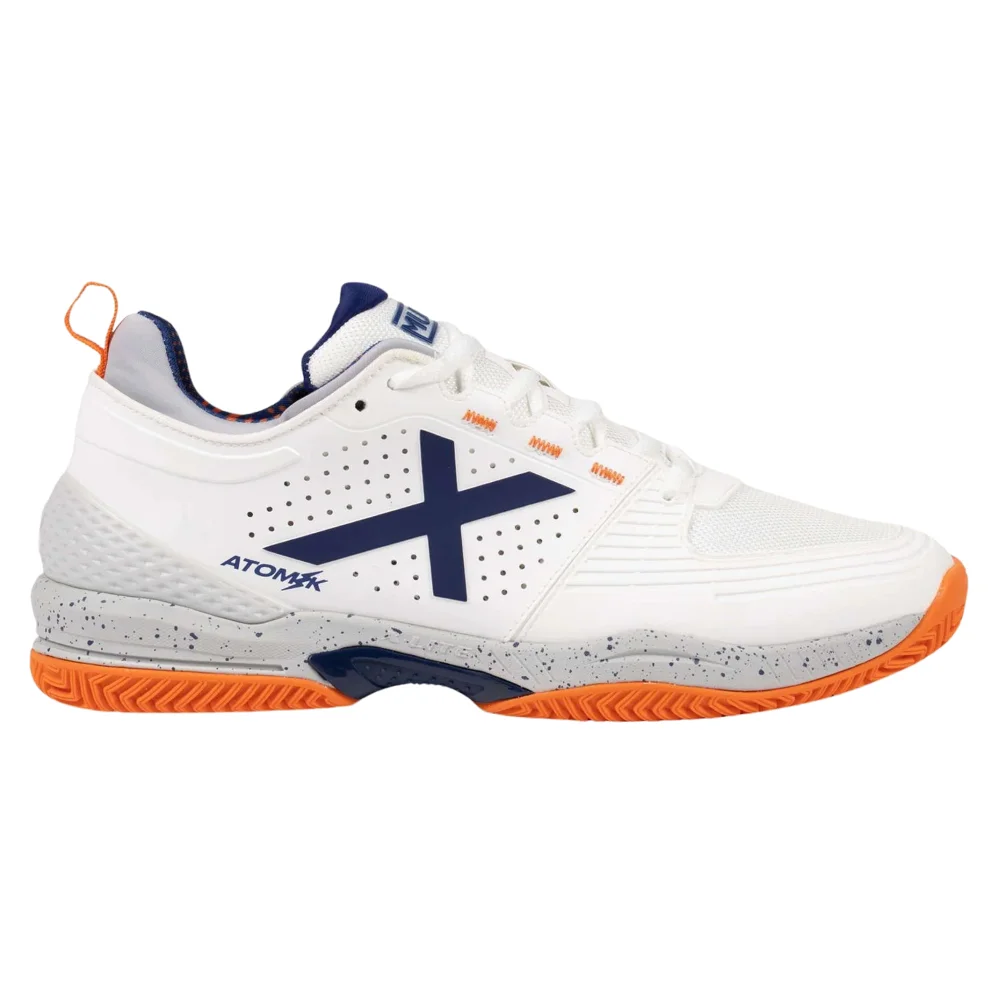 Munich Atomik 49 White/Orange – Professional Padel Shoes - image 1