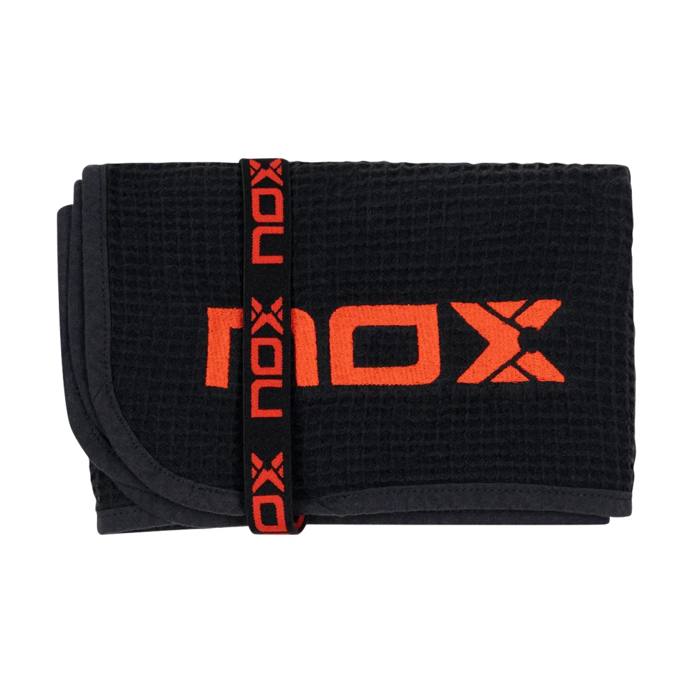 Nox Cotton Towel Black Red – Premium Padel Sports Towel - image 1