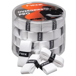Nox Overgrips PRO white smooth can (60 pcs)