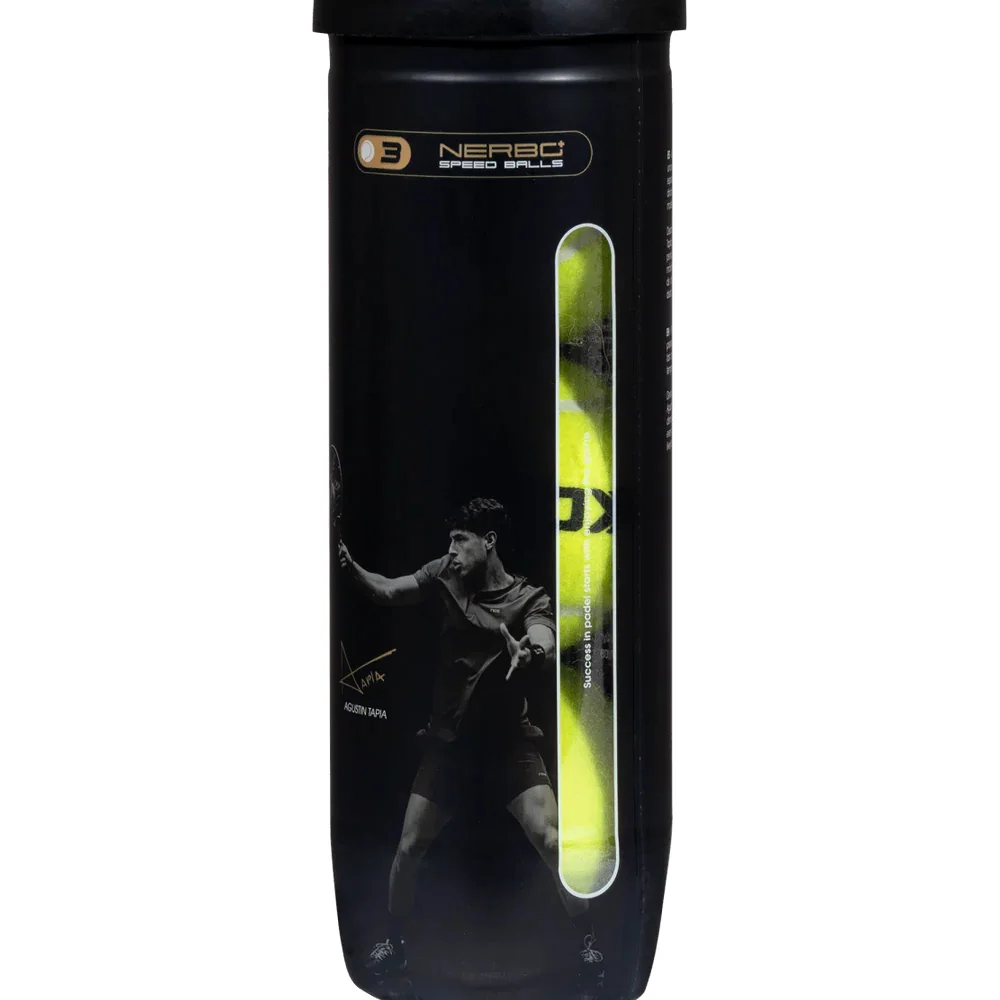 Nox Nerbo+ Speed Balls Tube – Bolas de Padel Ofensivas com Ressalto Rápido - imagem 3