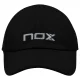 Boné Nox Cap Preto Branco - Tamanho único – Acessório de Padel Ajustável para Atletas - imagem 2