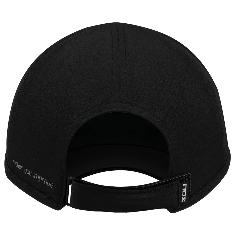Nox Cap Black White – Adjustable Padel Headwear for Professional Players - image 4