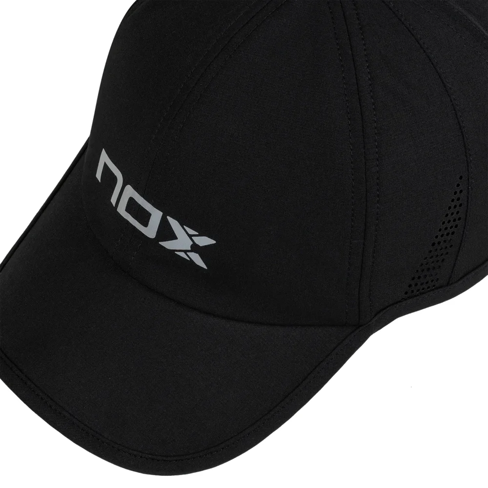 Nox Cap Black White – Adjustable Padel Headwear for Professional Players - image 5