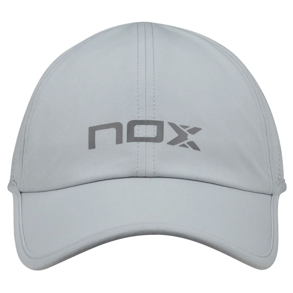 Nox Cap Grey – Lightweight Breathable Padel Cap – Professional Gear - image 2