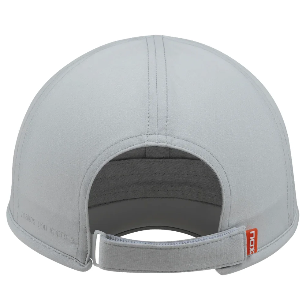 Nox Cap Grey – Lightweight Breathable Padel Cap – Professional Gear - image 3