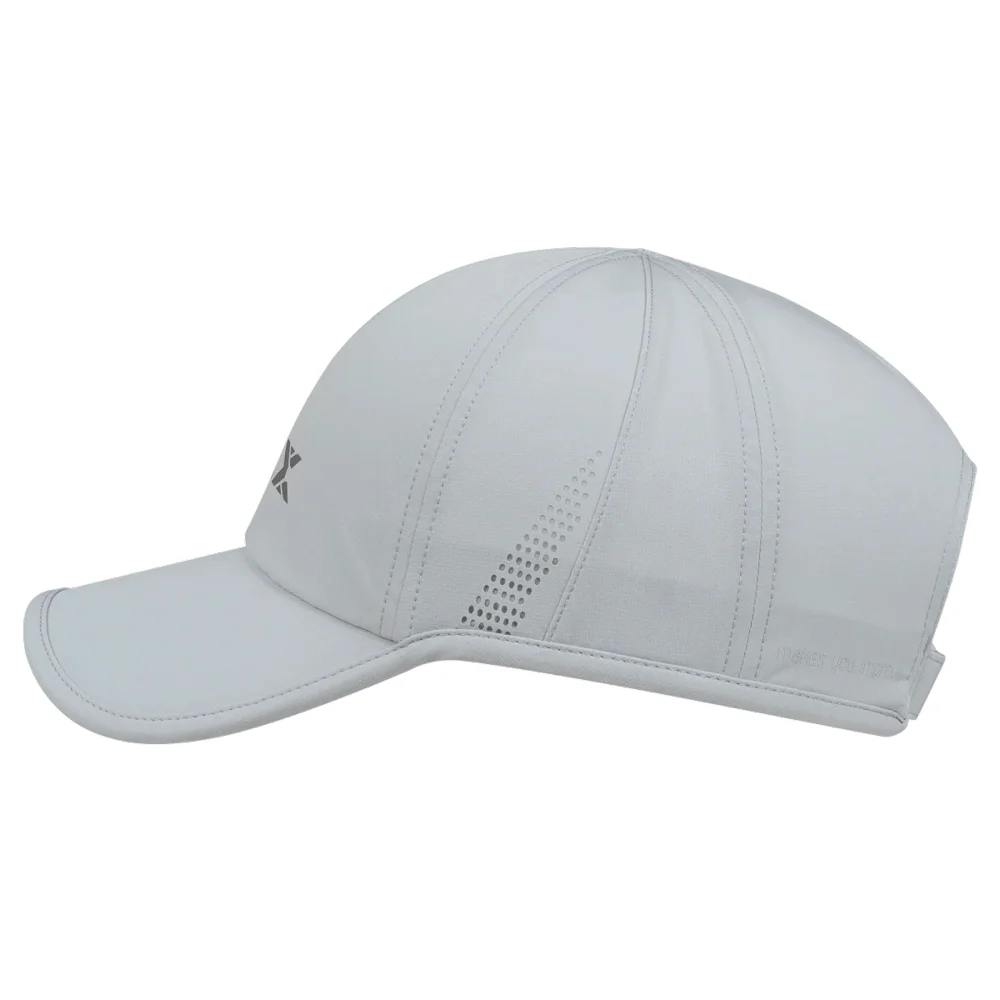 Nox Cap Grey – Lightweight Breathable Padel Cap – Professional Gear - image 4