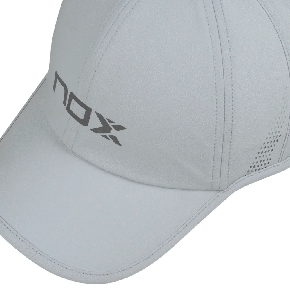 Nox Cap Grey – Lightweight Breathable Padel Cap – Professional Gear - image 5