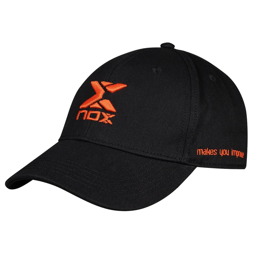 Nox Street Preto Vermelho — boné de padel com proteção solar - imagem 1
