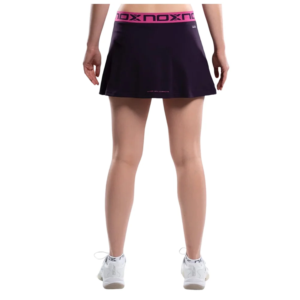 Nox Pro Skirt Blackberry Rose — women’s breathable padel skirt - image 5