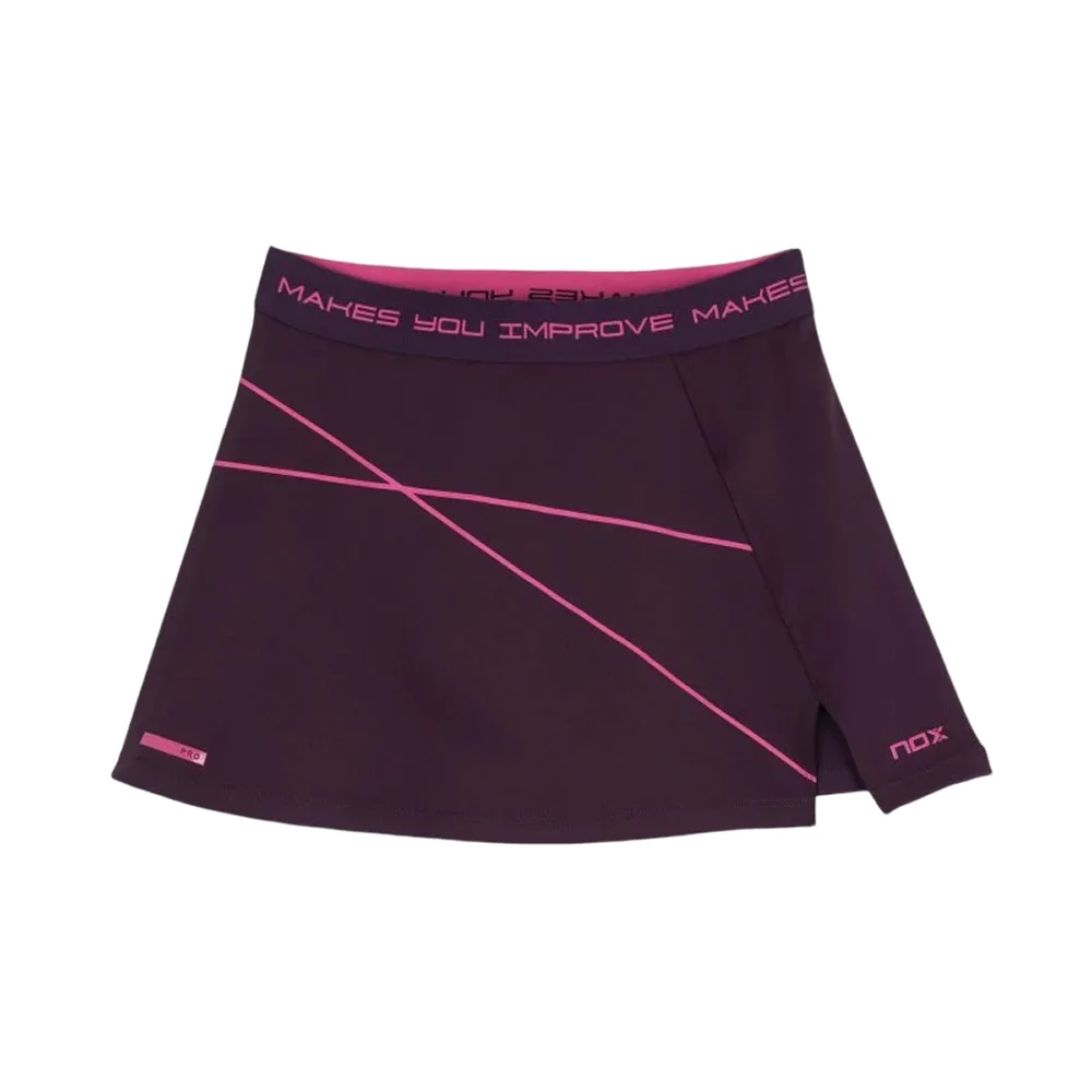 Nox Pro Skirt Deep Purple — breathable women’s padel skirt - image 1