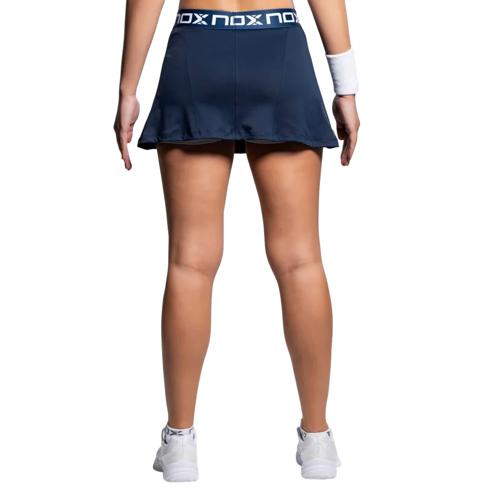 Nox Team Navy Blue Women's Padel Skirt — Professional High-Density Performance Gear - image 5