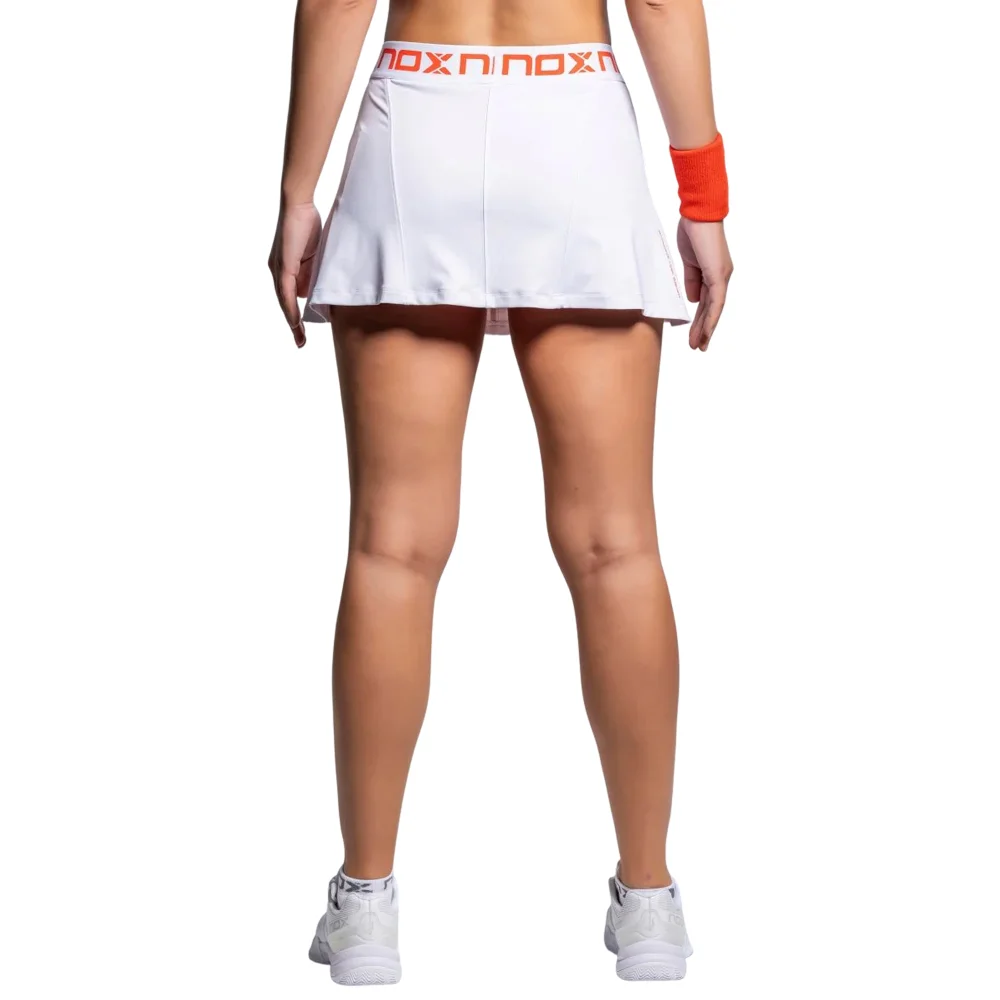 Nox Team White Women's Padel Skirt — Elite Performance Athlete Edition - image 5