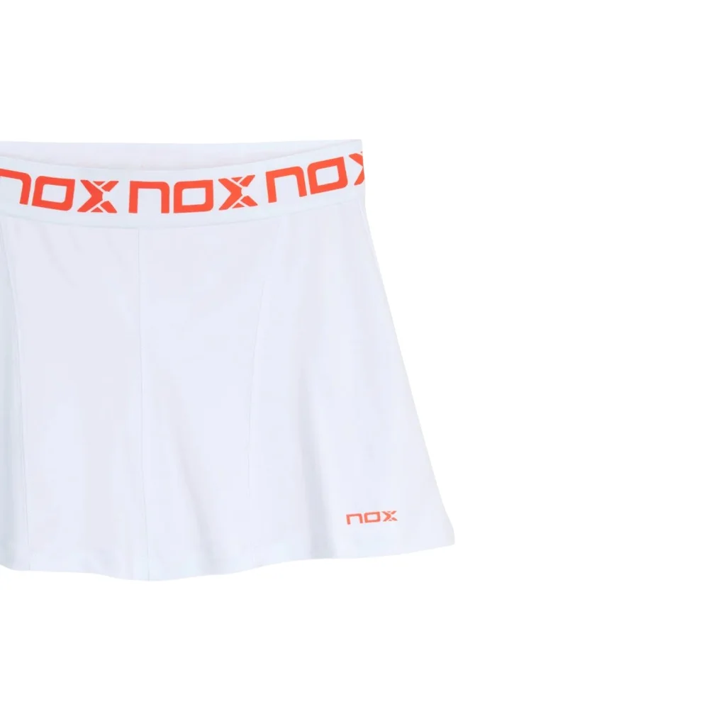 Nox Team White Women's Padel Skirt — Elite Performance Athlete Edition - image 2