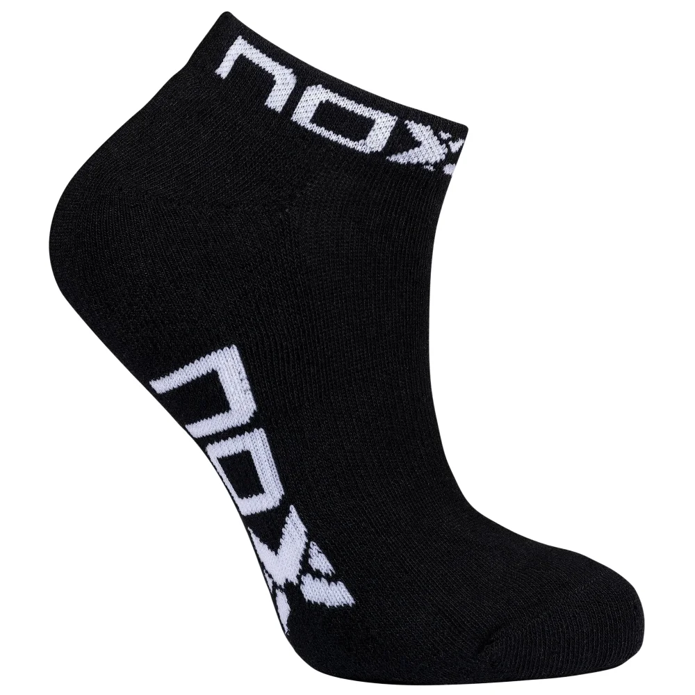 Nox Ankle Socks Black White Logo Women – Women’s Sports Socks for Intensive Training - image 1