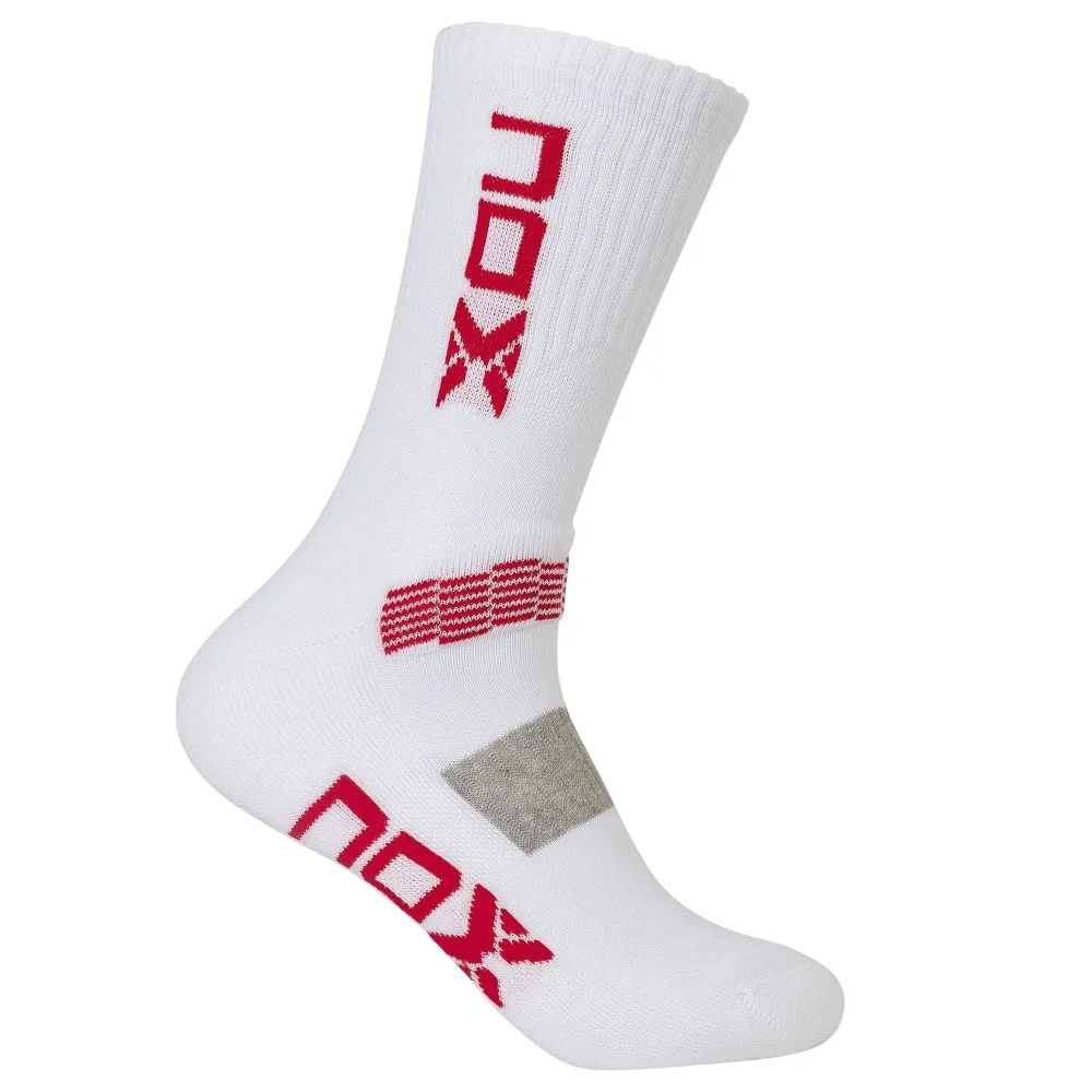 Men’s Nox Technical Crew Socks White/Red - image 1