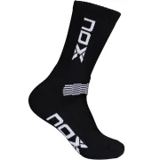 Nox Meias técnicas Preto Branco Logo Homem