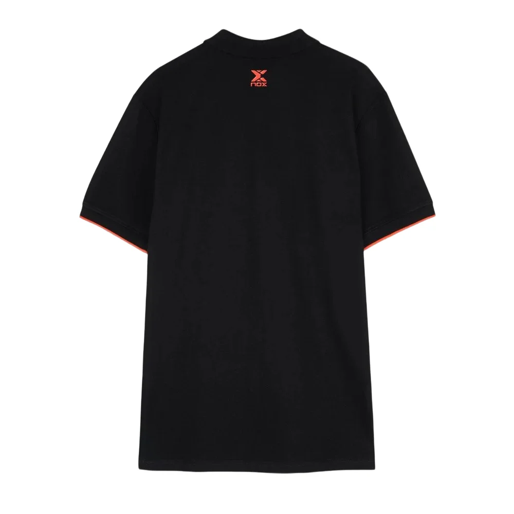 Nox CORP Men's Black Polo — Premium Cotton-Stretch Lifestyle Edition - image 2