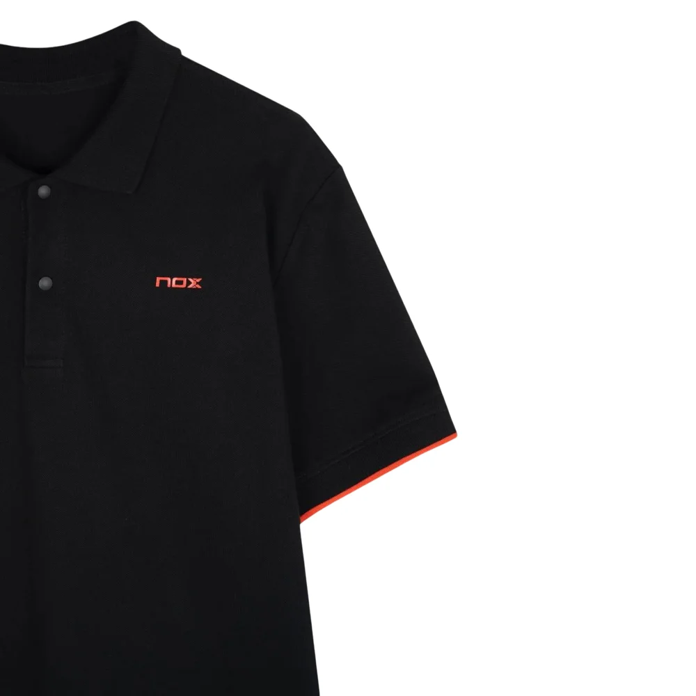 Nox CORP Men's Black Polo — Premium Cotton-Stretch Lifestyle Edition - image 3