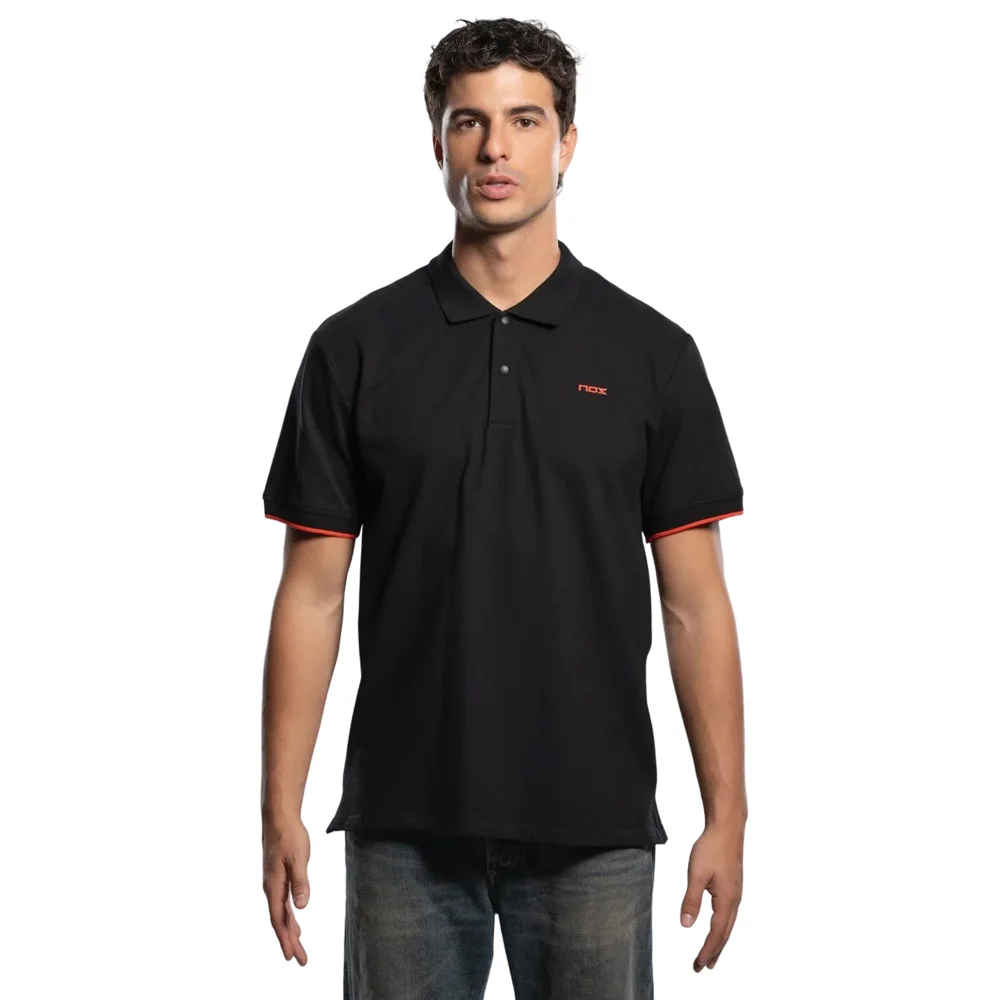 Nox CORP Men's Black Polo — Premium Cotton-Stretch Lifestyle Edition - image 6