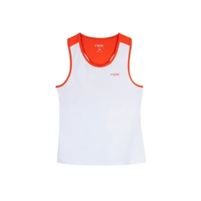 Nox Team Women's Tank Top White Red