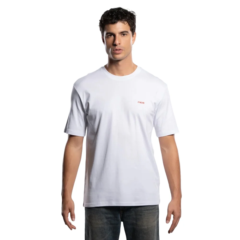 Nox CORP Men's White T-shirt — Classic Cotton Lifestyle Series - image 4