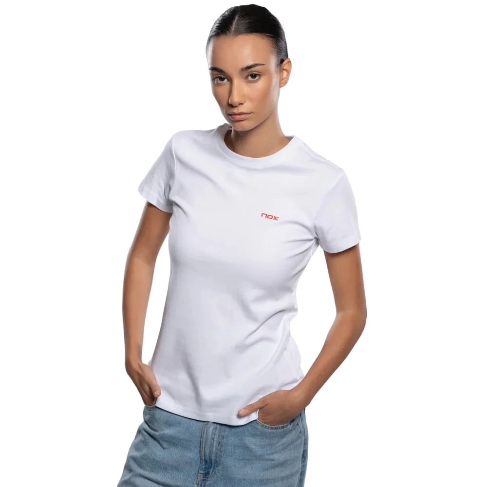 Nox CORP Women's White T-shirt — Premium Cotton Lifestyle Edition - image 5
