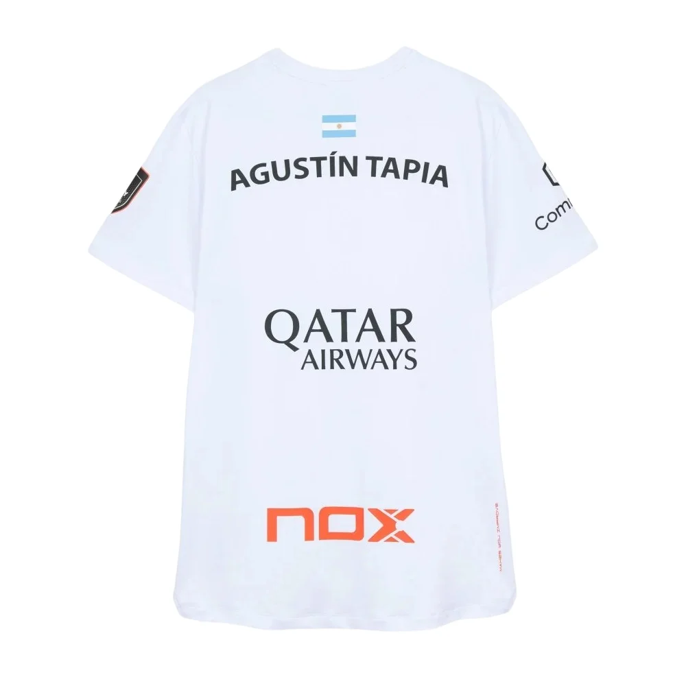 NOX Sponsors AT10 Agustin Tapia Men T-Shirt White 2026 - image 2