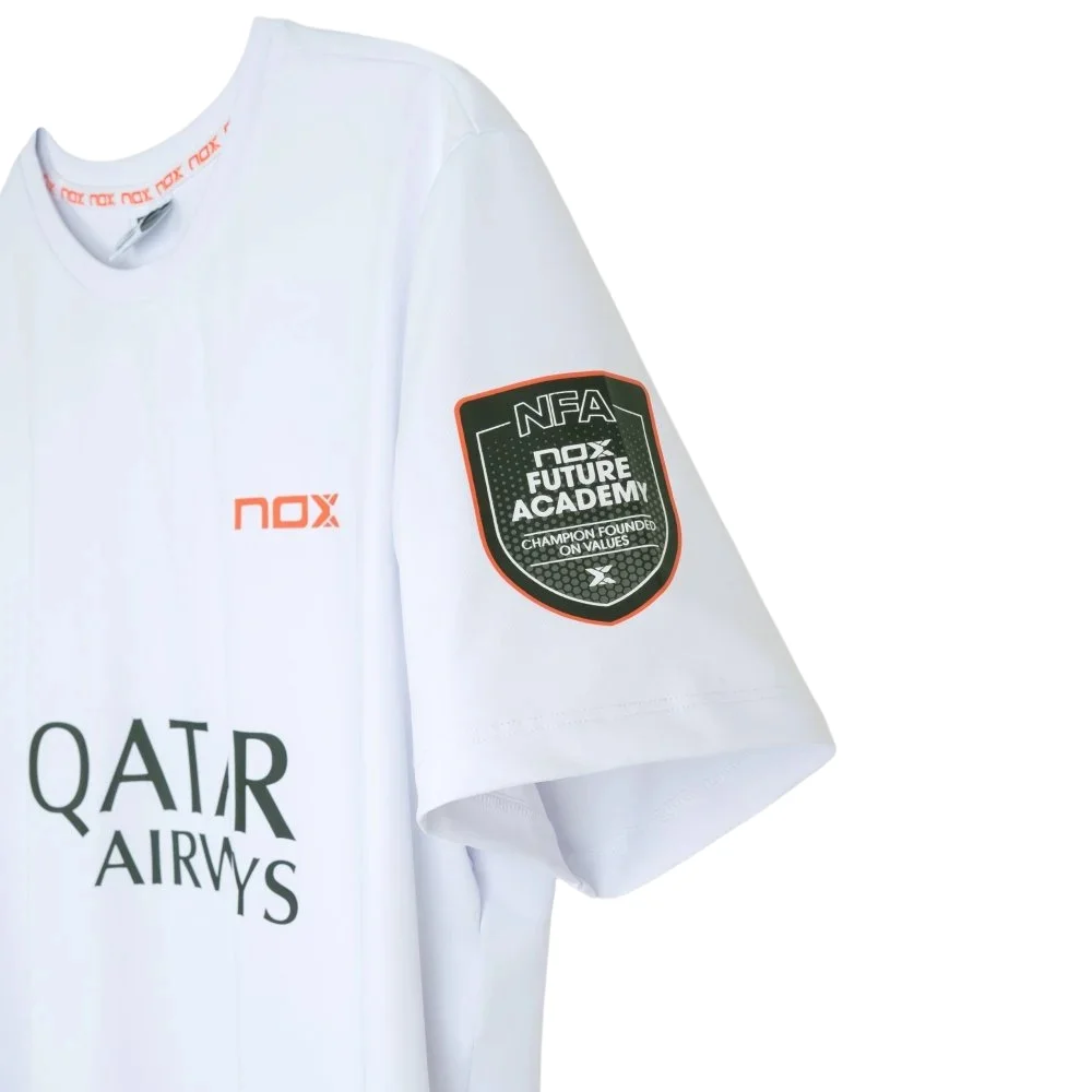 NOX Sponsors AT10 Agustin Tapia Men T-Shirt White 2026 - image 3