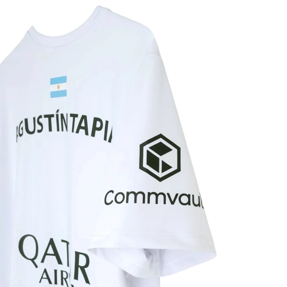 NOX Sponsors AT10 Agustin Tapia Men T-Shirt White 2026 - image 4