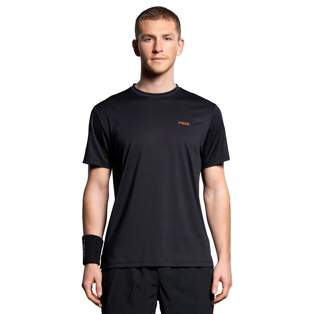 Nox Team Men's T-shirt Black – Technical Padel Apparel for Competitive Play - image 1