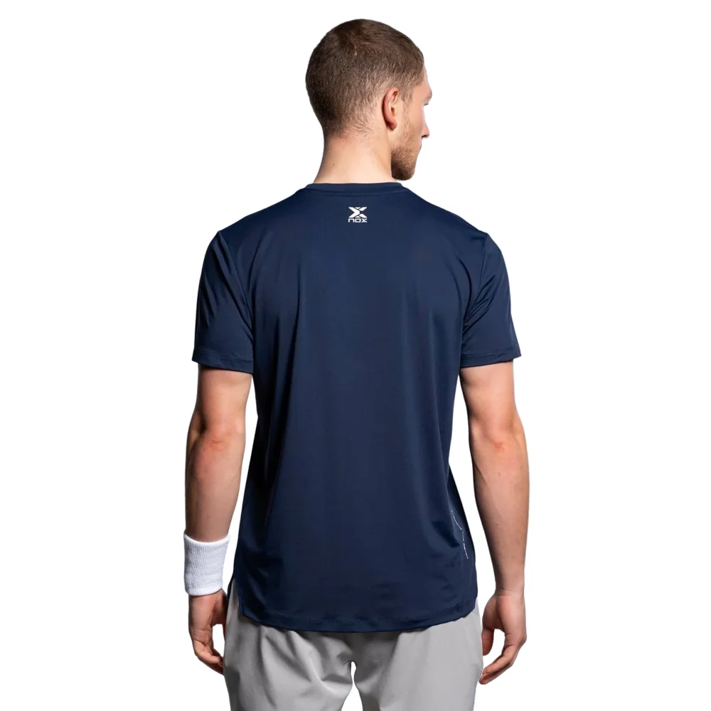 Nox Team Blue Men’s Padel T-shirt with Sweat Control - image 2