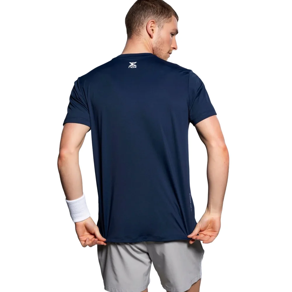 Nox Team Blue Men’s Padel T-shirt with Sweat Control - image 4
