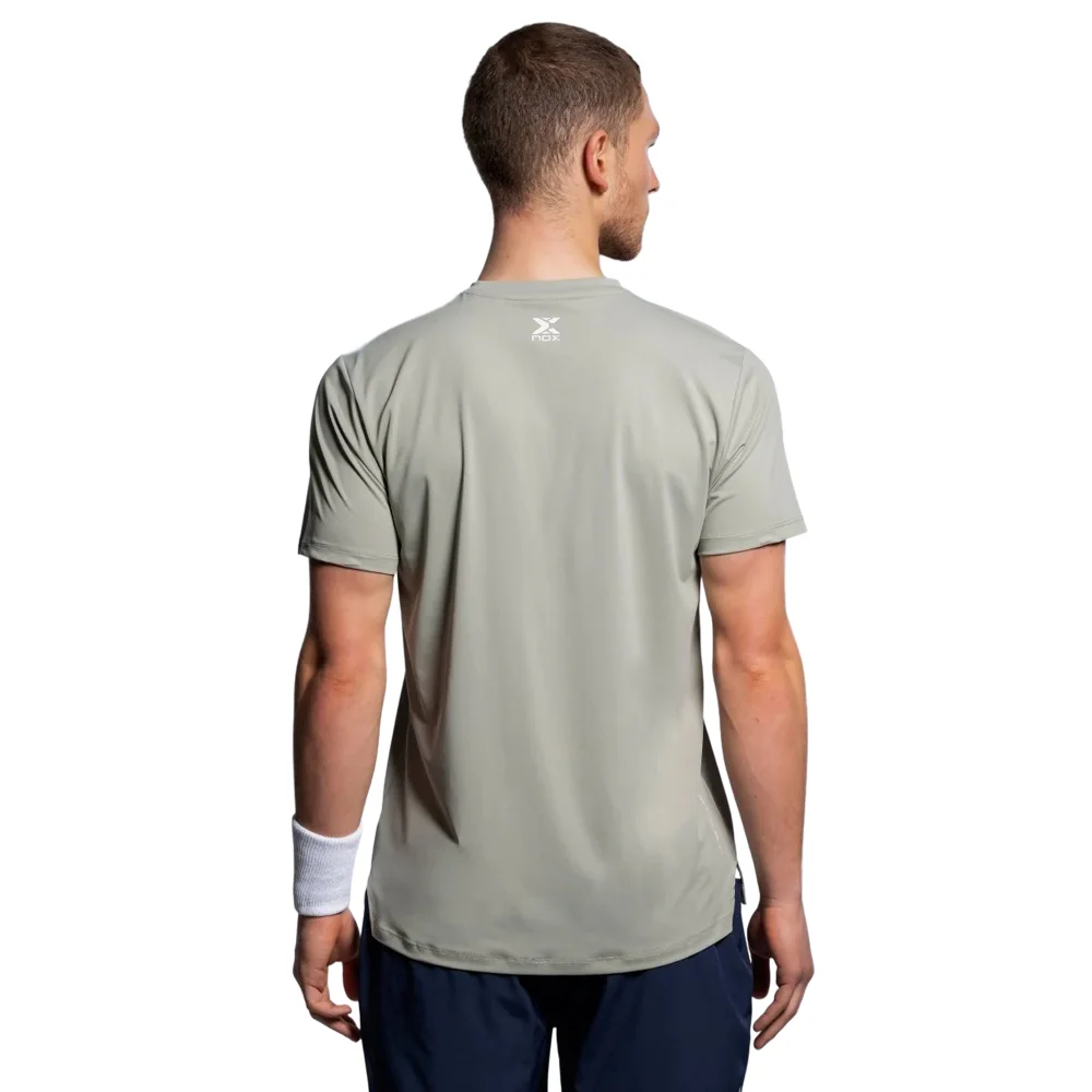Nox Team Grey Men’s High-Performance Padel T-shirt - image 2